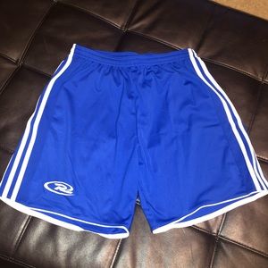 Adidas Soccer shorts with Rush logo size Large